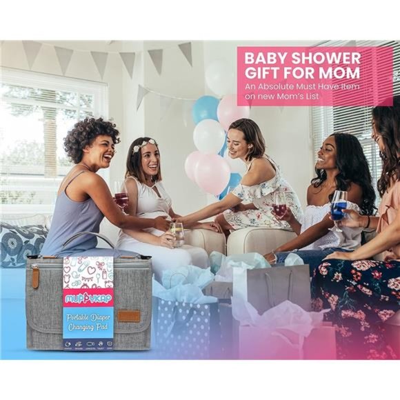 Portable Changing Pad with Shoulder Strap - Detachable Travel Changing Pad - Picture 6 of 6